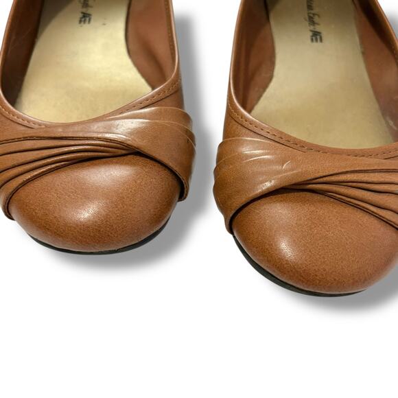 American Eagle Flats - Size 9 - Light Brown/Tan Neutral - Classic - Picture 3 of 8
